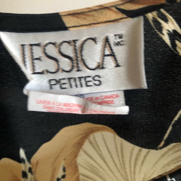 Vintage Jessica Neutral Vacation Maxi Dress - Picture 2 of 3